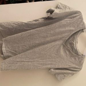 Grey V neck